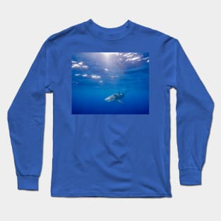 Sun-Rays Bathing a Lemon Shark Long Sleeve T-Shirt